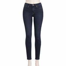 AllSaints Nim Cropped Jeans Women 25 Dark Indigo Skinny Stretch Denim Casual