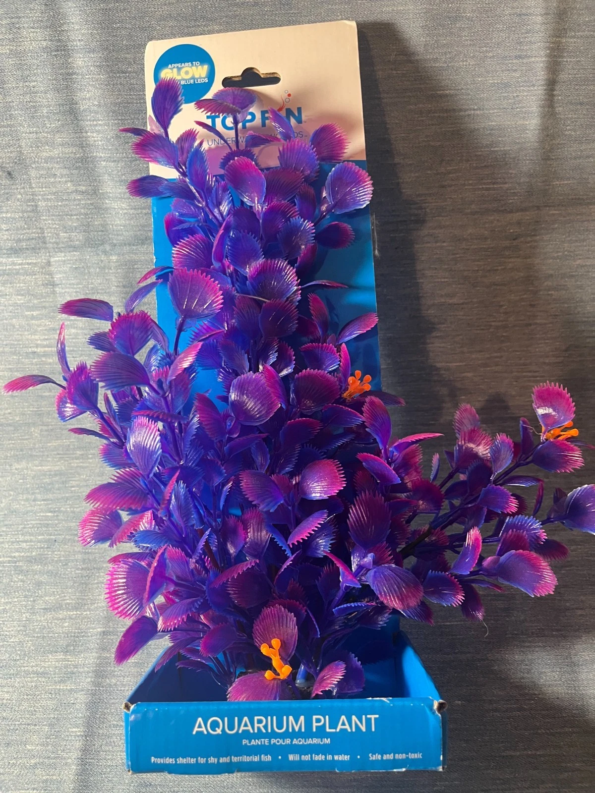 Top Fin Artificial Fan Leaf Aquarium Plant, Glows in the Dark, Pink & Blue Plant
Opens in a new wind