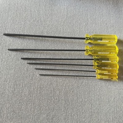 Vtg Nos Bondhus Long Ball Hex Driver Set of 6 5/32,9/64,1/8,7/64,3/32 & 5/56