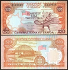 Samoa _ 20 Tala 2002 UNC Pick 35b Lemberg-Zp