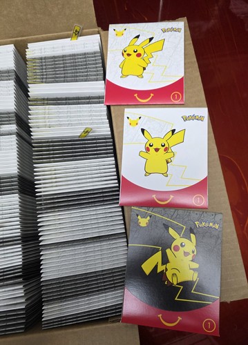 2021 Pokemon McDonald's OPEN Case 25th Anniversary #1 Box 150 Happy Meal Packs - Picture 16 of 20
