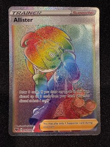 Allister 192/185 Vivid Voltage Secret Rare Rainbow Holo