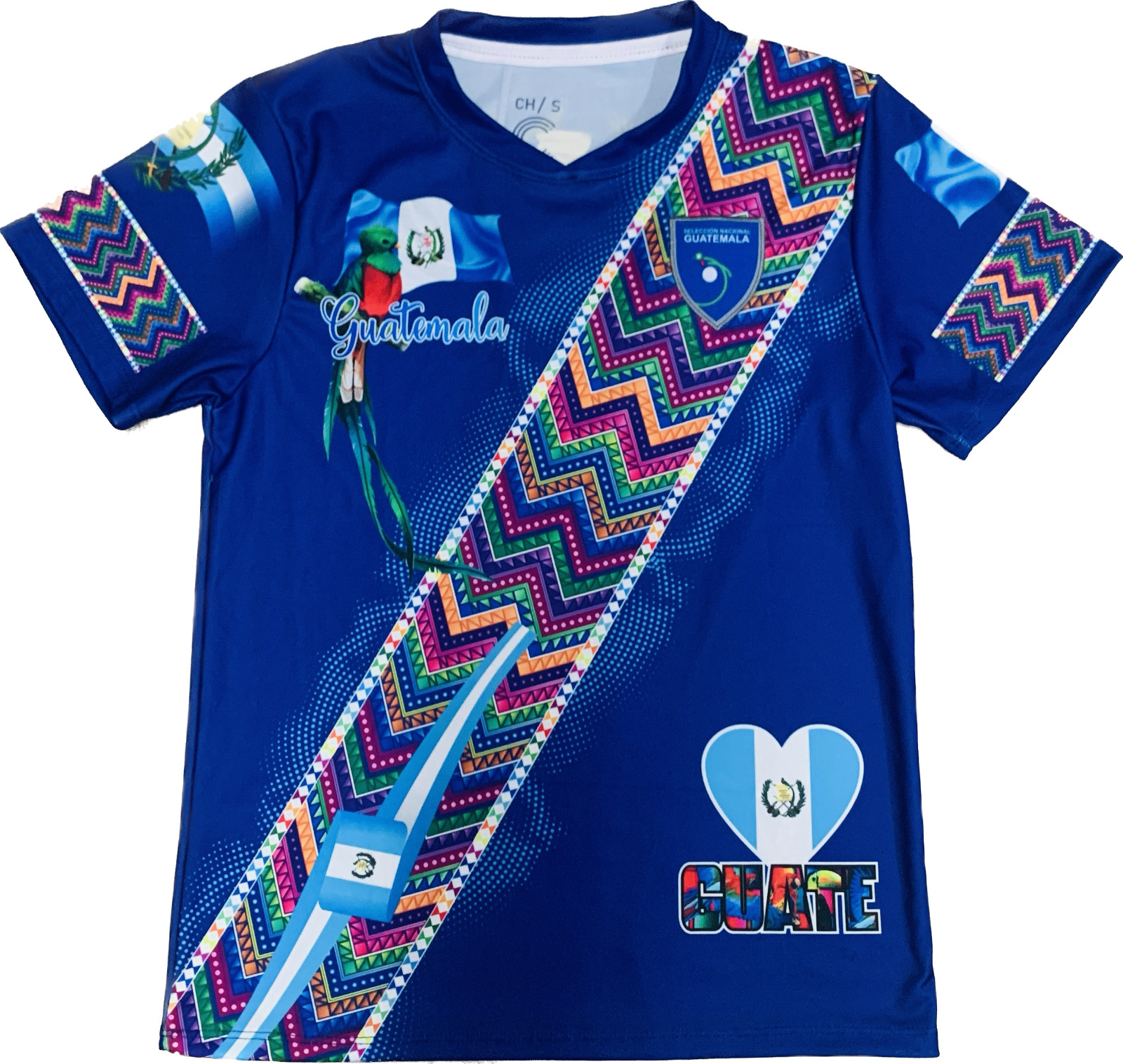TRAJECITO DE GUATEMALA KIDS TIPICA TALLA PARA KIDS AZUL