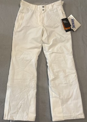 NWT Descente Erin Women's Ski Pant White US 4 XXS Dermizax 20K Waterproof *READ*