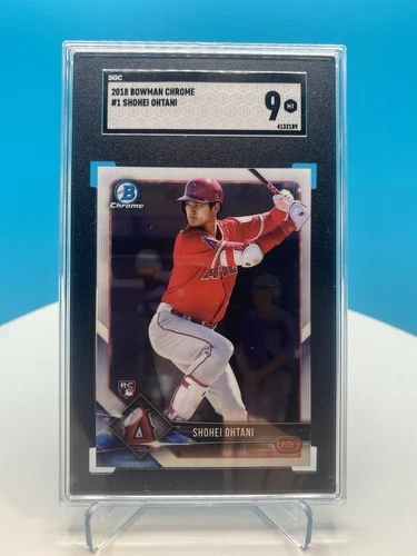 2018 Bowman Chrome Shohei Ohtani #1 Batting RC SGC 9