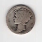 1916 P MERCURY DIME 10¢ 90% SILVER PHILADELPHIA 10 CENTS UNITED STATES AMERICA