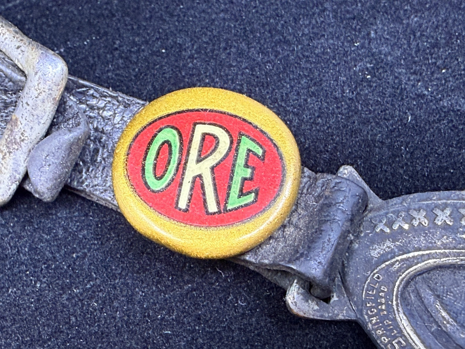 Antique Vintage Kelly-Springfield Handmade Tires Watch Fob Bastian Bros. NY