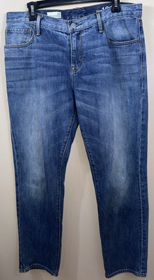 Gap Sexy Boyfriend Jeans Womens 29 Dark Wash Mid Rise Cotton Slight Distress