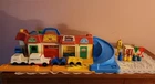 Vintage Fisher Price Main Street Playset #2550 Cars Figures Accessories