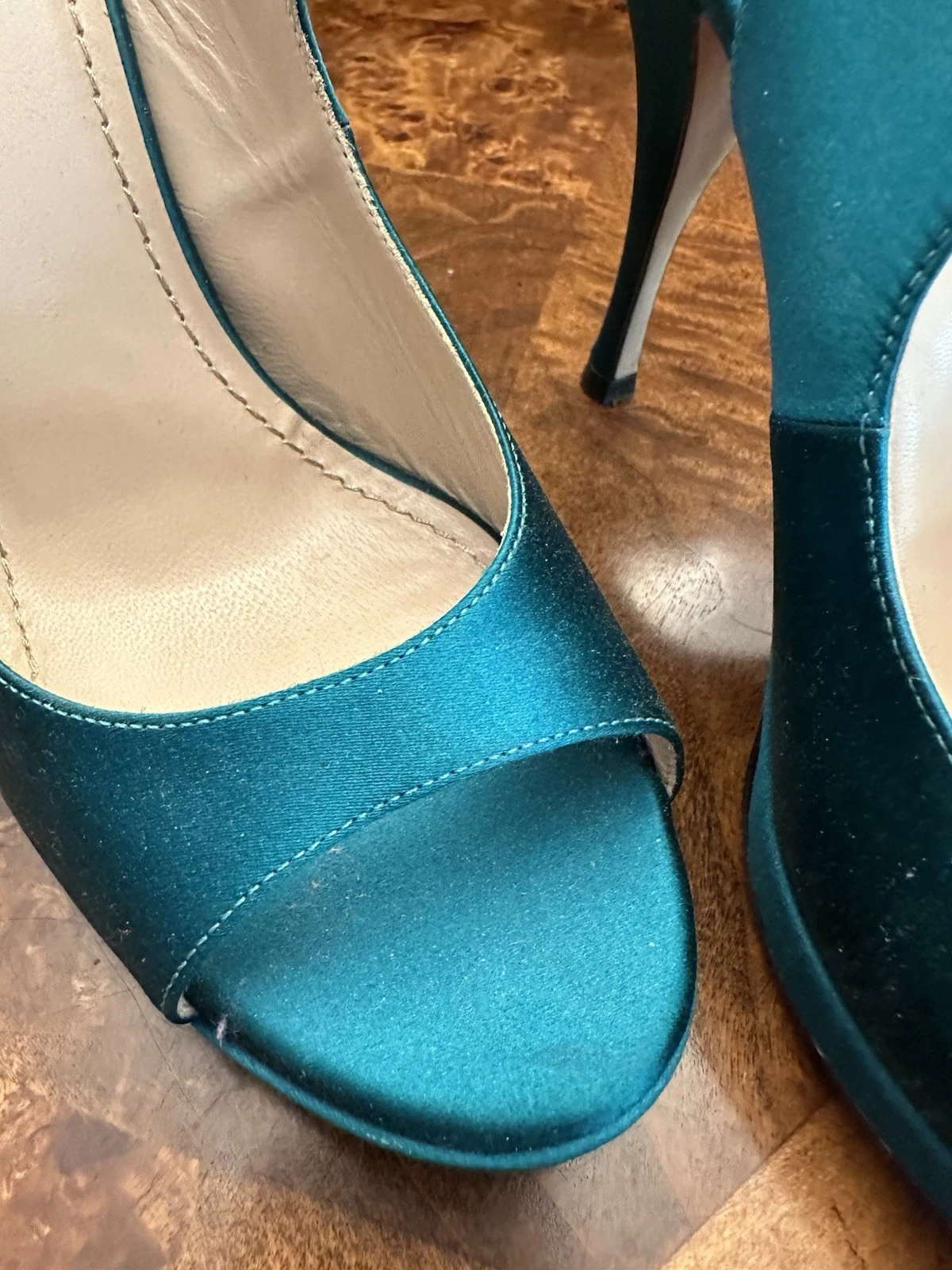 SAINT LAURENT (YSL) SCARPE YSL TRIBUTE TURCHESE MARYJANE PLATFORM NUOVE SENZA SCATOLA TAGLIA 381 2 (8 US) ITALIA