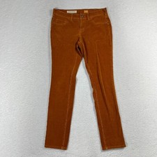 Pilcro and the Letterpress Anthropologie Orange Serif Corduroy Pants 29p 30x28 