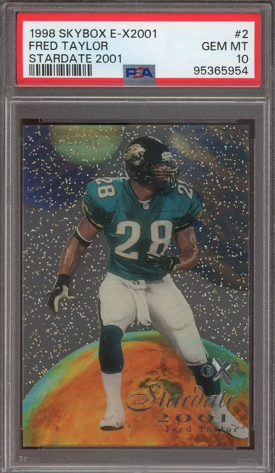 Fred Taylor Skybox E-X2001 Stardate 2001 #2 Base