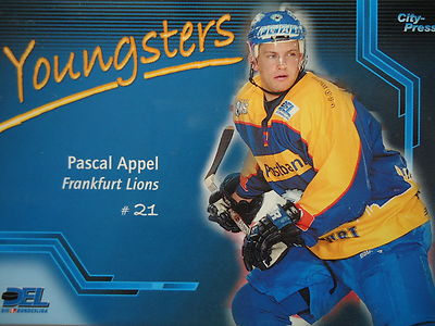 066 Youngsters Pascal Appel Frankfurt Lions DEL 2002-03