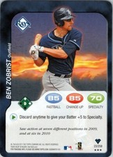 2011 Topps Attax #23 Ben Zobrist Tampa Bay Rays