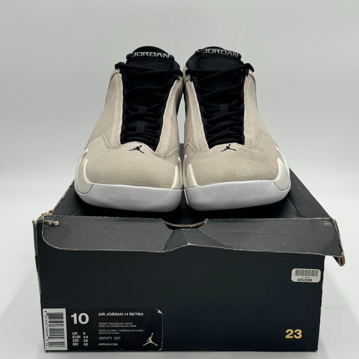Size 10 - Air Jordan 14 Retro Desert Sand | eBay display picture 2