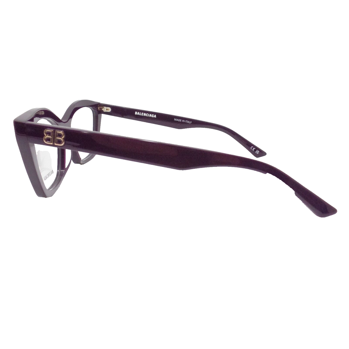 Balenciaga BB0342O 007 Violet 55mm Eyeglass Frame New  display picture 1