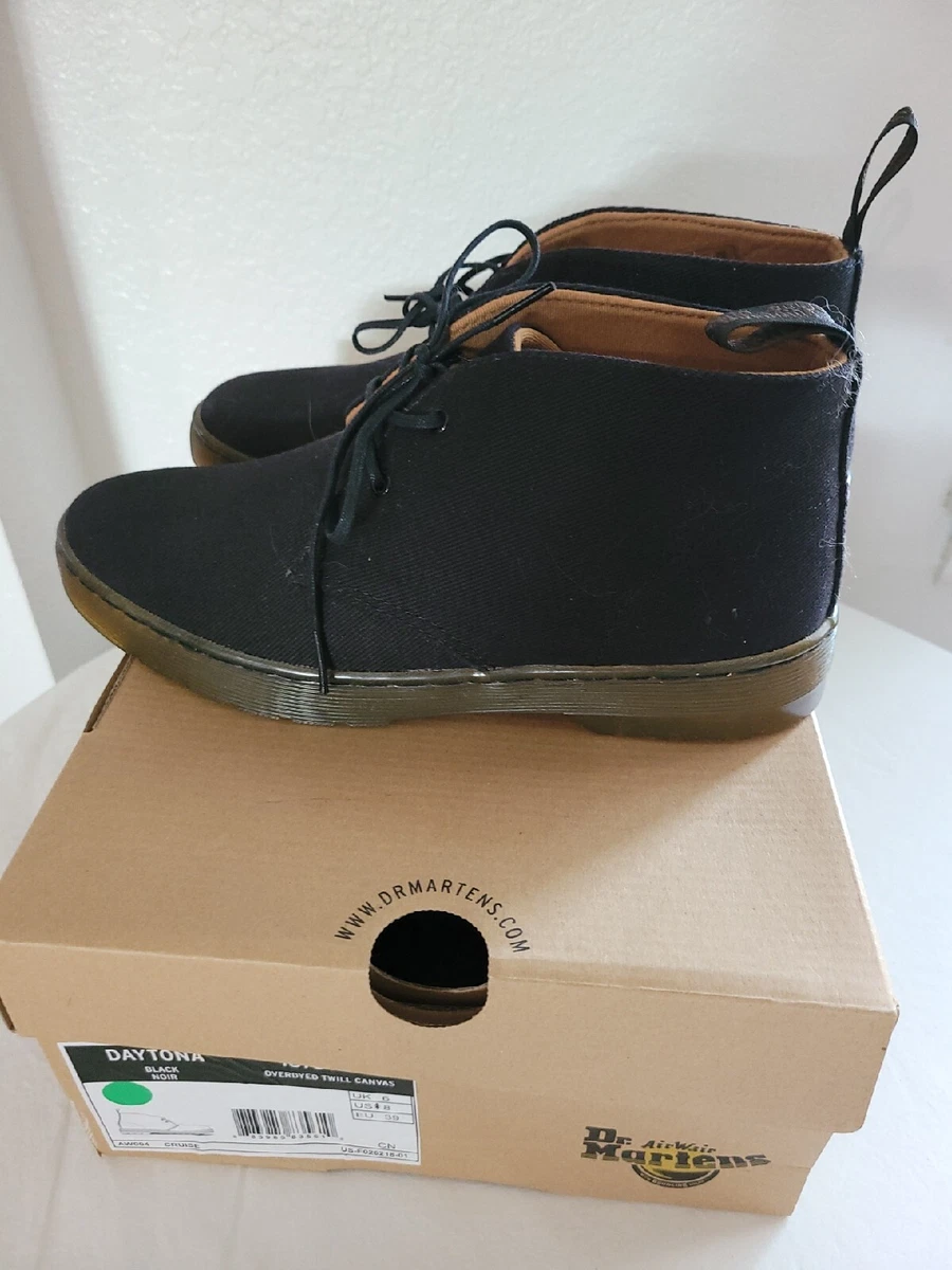 Dr. Martens DAYTONA AW004 Sz 8 M Black Boots Shoes For Women