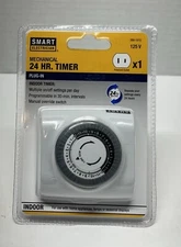 Smart Electronics 24 Hour Mechanical Timer NEW in Package