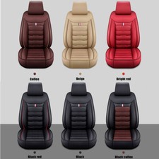 For Dodge Elite 2 Front Car Truck Suv Synthetic Leather Seat Covers Full Cushion