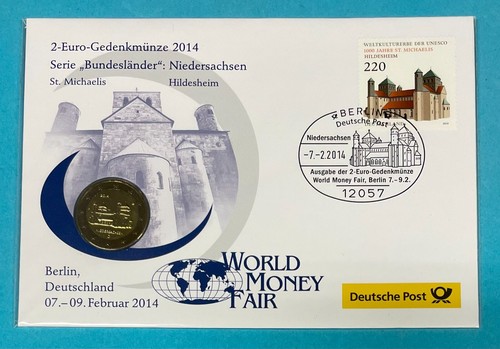 Deutschland 2 Euro Numisbrief World Money Fair Post 2006 - 2023, AUSWAHL (S4-29 - Bild 32 von 44