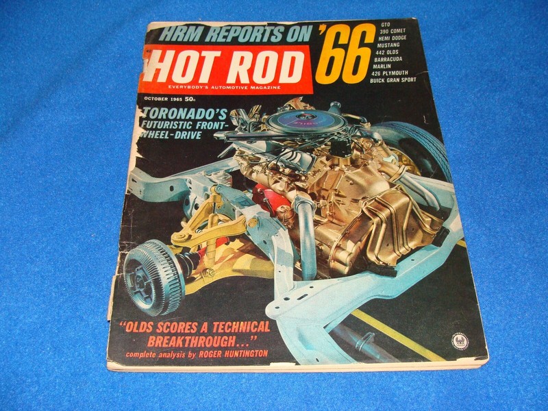 Hot Rod October 1965 Vol 18 No. 10 Petersen Publishing Original Vintage Magazine