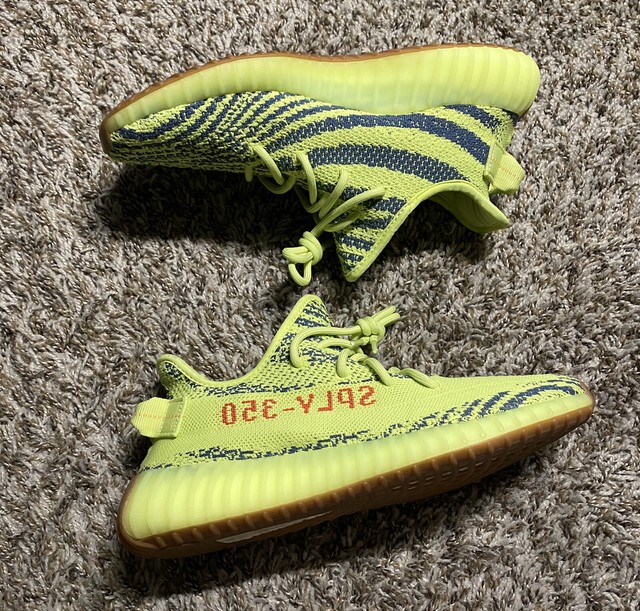yeezy yellow green