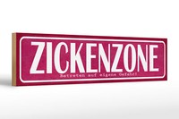 Holzschild Spruch 46X10 Cm Zickenzone Eigene Gefahr Deko Schild