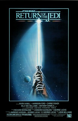 1983 Star Wars Episode VI Return Of The Jedi Movie Poster Print