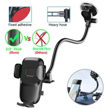 Phone Car Mount 14-Inch Gooseneck Long Arm Lengthen Holder Cradle for Cell Phone