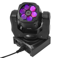 6 LED Bee Eye Laser Moving Head Light DMX512 Beam Stage Light DJ Disco RGBW 100W