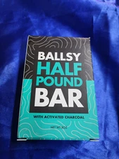 Ballsy .5lb Soap Bar Activated Charcoal, Essential Oils, and Plant Extracts Aloe