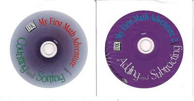 #ad My First Math Adventure 1 amp; 2 Sorting Counting amp;Addition Subtraction Pc New XP $19.86