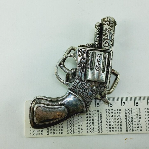 Vintage Emporio Armani Belt Buckle Made in Italy EA Revolver Buckle Engraved - Picture 15 of 17