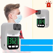 Wall Mount Digital Infrared Thermometer Touchless Detector Self