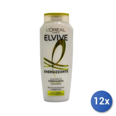 Elvive Shampoo Citrus Verde Für Normale Bis Fettige Haare Energizzend 12x Bundle - Bild 1 von 3