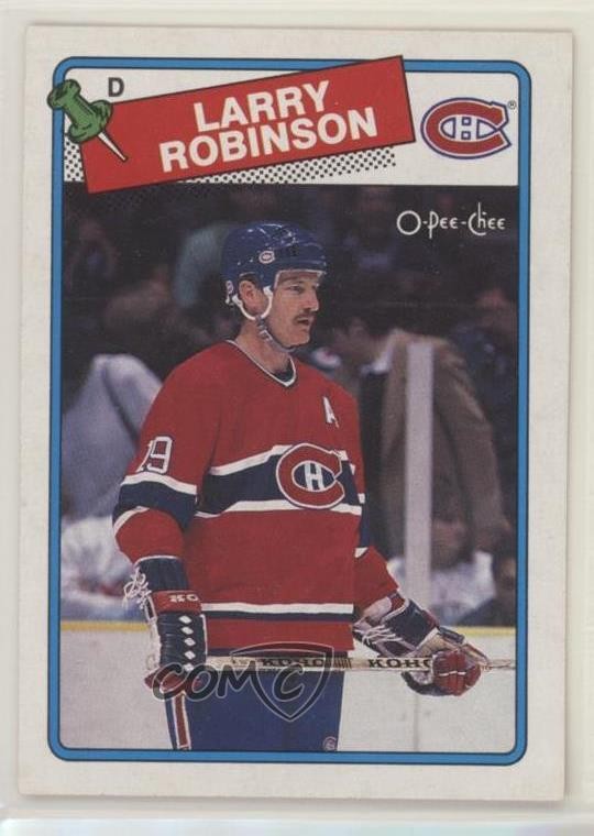 1988-89 O-Pee-Chee Larry Robinson #246 HOF 2b8