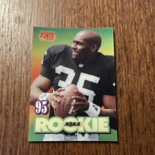 Sportflix Joe Aska #146 Oakland Raiders Rookie NFL Football Card 1995 Vintage. rookie card picture