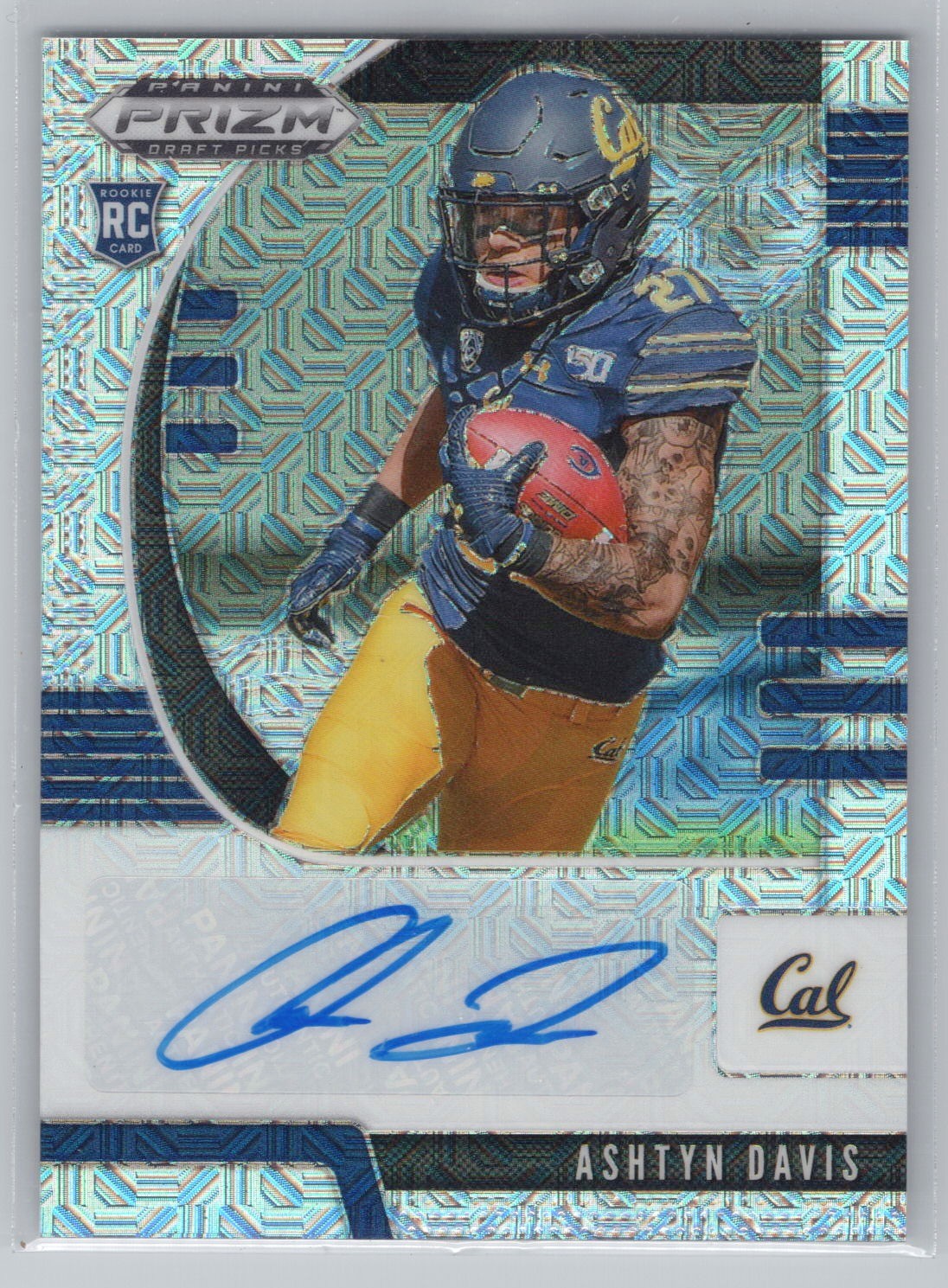 Ashtyn Davis Panini Prizm Draft Picks #216 Autograph