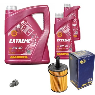 SCT Germany Ölfilter 7 L MANNOL Extreme 5W-40 für VW Audi Golf V 3.2 R32
