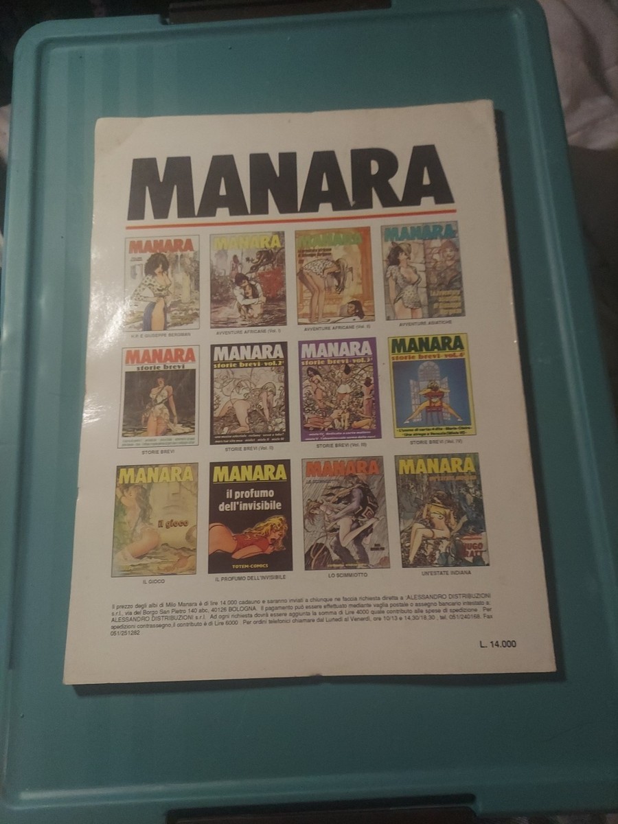 Manara Il Gioco 3 Collana Eldorado 22 Edizioni Nuova Frontiera