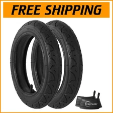 Complete Bike Tire Replacement Set 16" for Kids - 4 Premium Butyl Rubber Tubes
