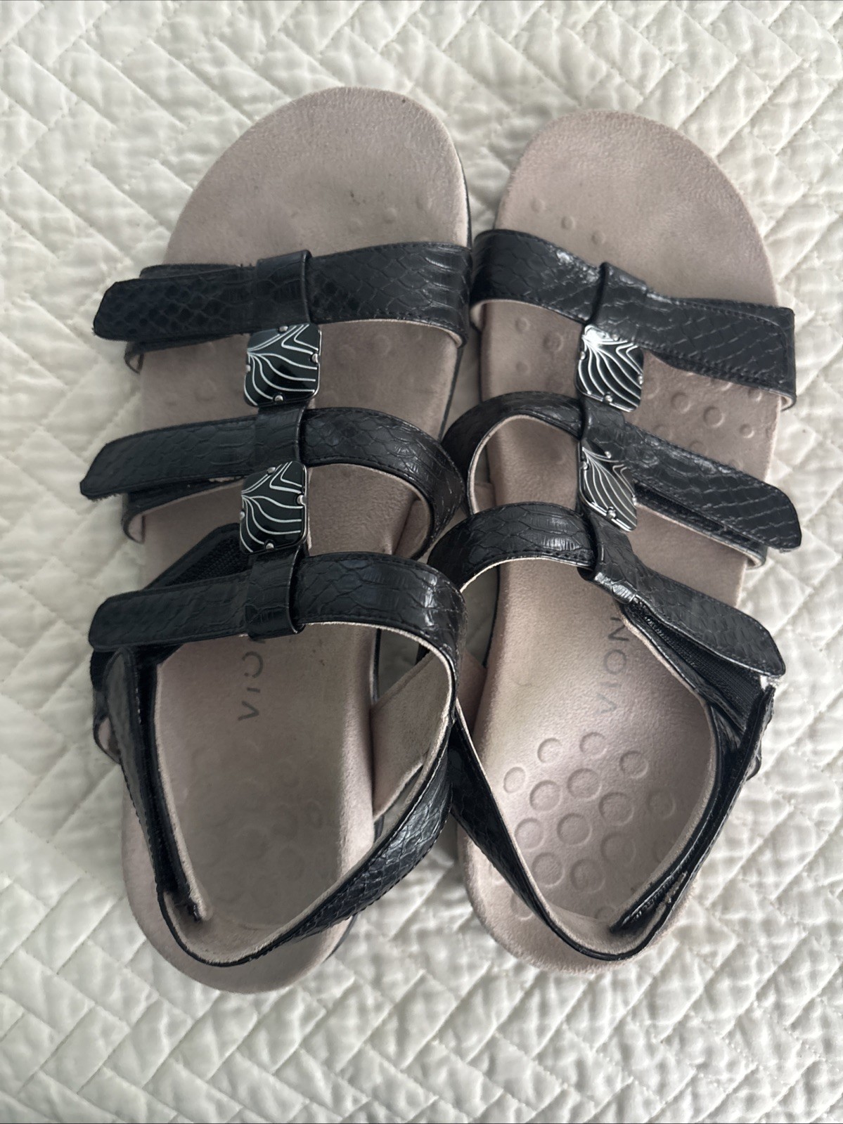 Vionic Amber Women's Adjustable Slide Sandals Siz… - image 5