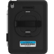 OtterBox DEFENDER FOR BUSINESS W/ KICKSTAND/HANDSTRAP for iPad A16 Black