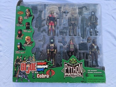 GI Joe Vs Cobra Python Patrol 6 Action Figures Spy Troops 2003 Hasbro New