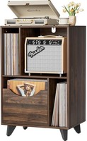 Crosley Record Player Turntable with Storage Cabinet Holder for Vinyl and Decor