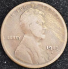 1913-S GOOD-VERY GOOD Lincoln Cent