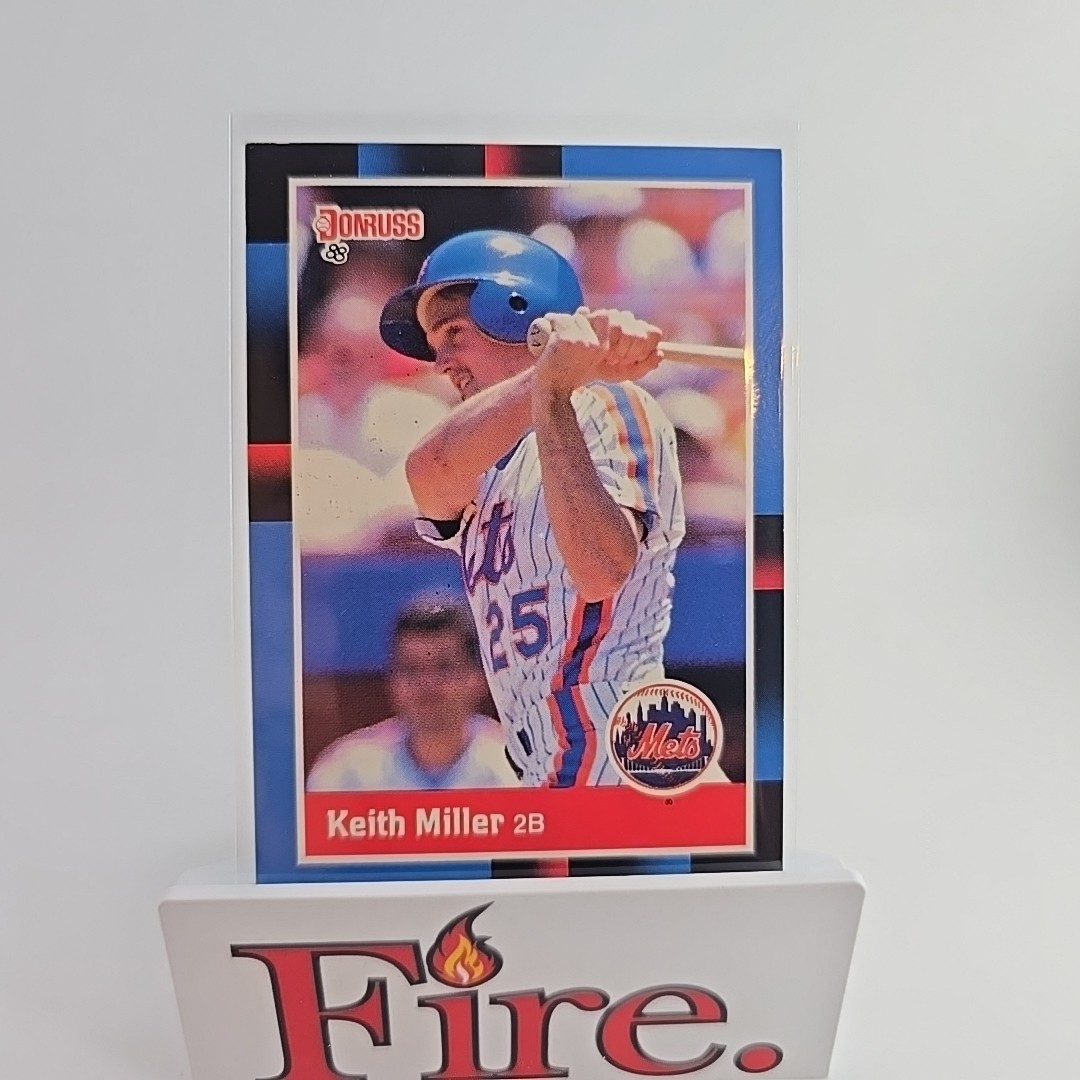 1988 Donruss - Keith Miller #562 New York Mets