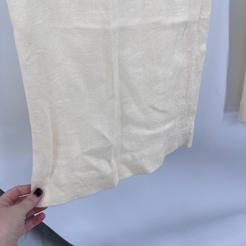Tory Burch Linen Blazer Wide Leg Outfit Medium Bridal 2 Piece Medium Luxury - Picture 10 of 17