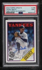 2023 Update 1988 Topps Baseball Jhony Brito #88BAU-JHB PSA 9 MINT Auto 01lu