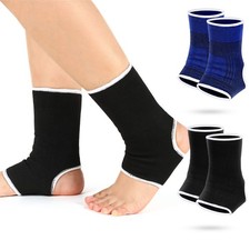 4 Pieces/ 2 Pair Kids Ankle Support Brace Elastic Kids Compression Socks Knit...